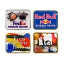 1.25" x 1" Rectangle Graphic Pin - Made In USA. Inquire for more sizes.