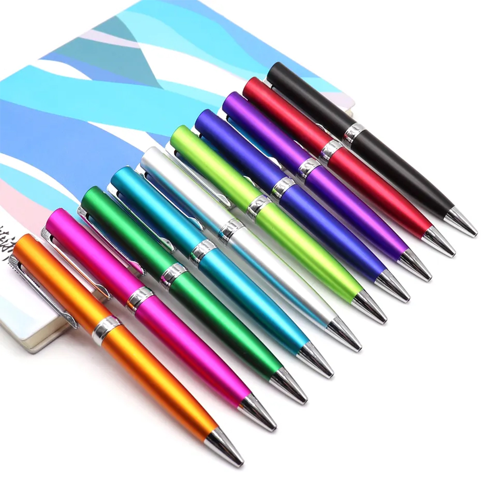 Curie Metallic Twist Ballpoint Pens