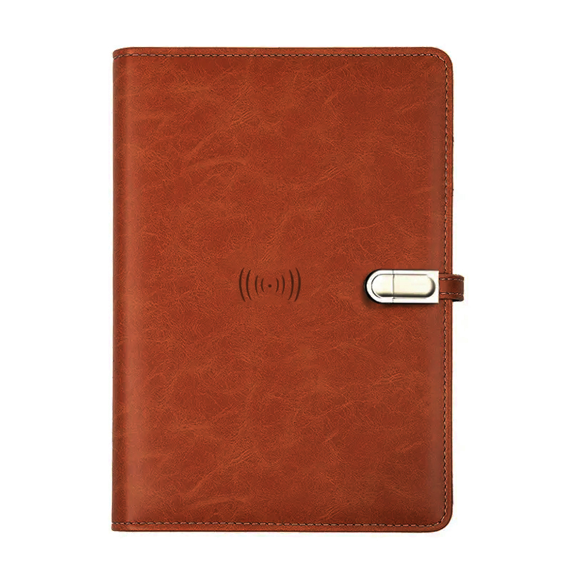 Dante Powerfolio - Dante Executive Leatherette Power Book - 5000 mAh, 16 GB USB Flash Drive
