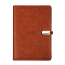 Dante Powerfolio - Dante Executive Leatherette Power Book - 5000 mAh, 16 GB USB Flash Drive