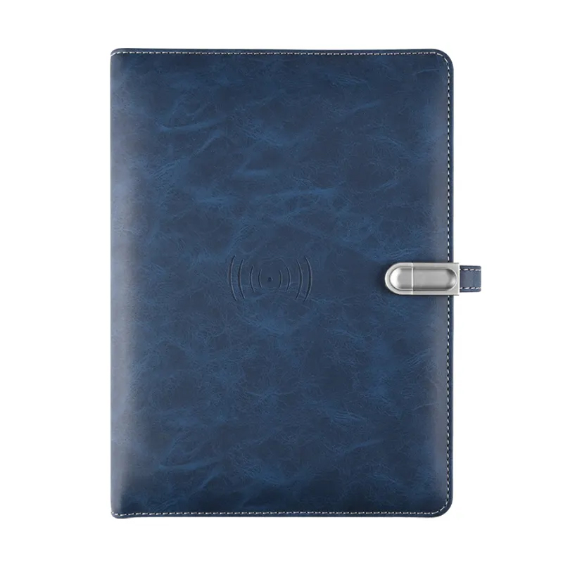 Dante Powerfolio - Dante Executive Leatherette Power Book - 5000 mAh, 16 GB USB Flash Drive
