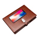 Dante Powerfolio - Dante Executive Leatherette Power Book - 5000 mAh, 16 GB USB Flash Drive