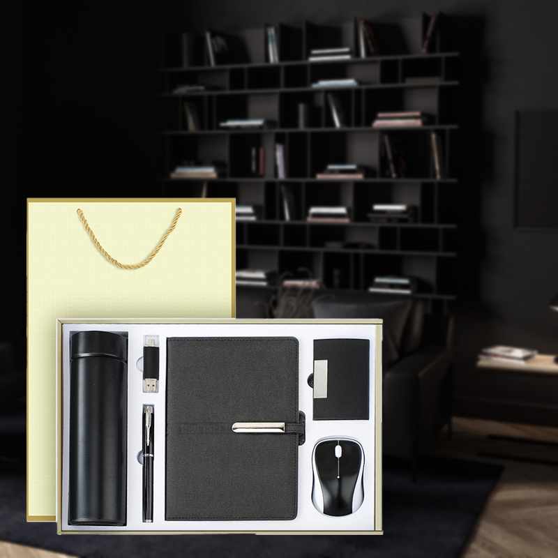 ExecuSet: The Ultimate Corporate Gift Collection- Luxury Gift Set Pen, 18 Oz Tumbler, A5 Leatherette Padfolio and 8GB USB Flash disk, Business Card Case