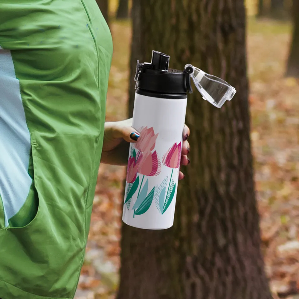 Full Color Vacuum Flask Water Bottle 25.5 oz