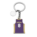 Kobe Bryant Jersey Keychain - Engraved Tag