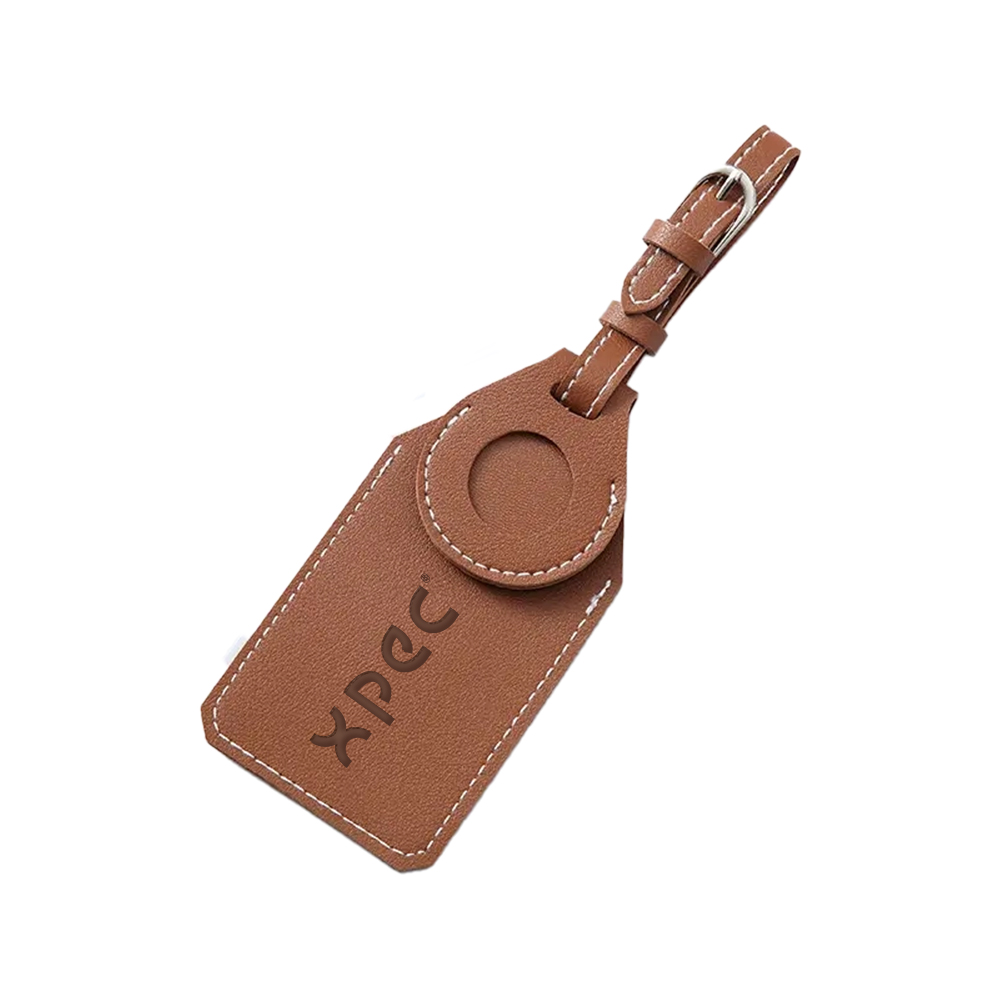 Leatherette Airtag Luggage Tag