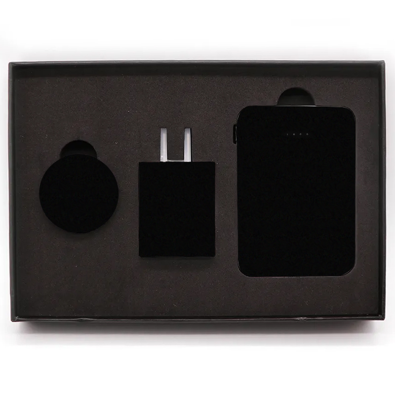 Luxury Gift Set Power Bank, Wall Charger and Phone Stand