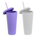 Sprayed Rubber Full Color Tumbler 24OZ