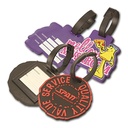 Full Custom PVC Luggage Tag