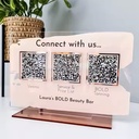 Custom Acrylic Advertising Display Sign. NFC4357