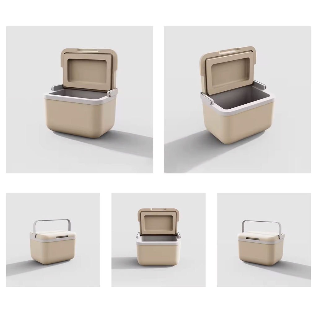 Foldable 1.3 Gallons Insulated Outdoor Cooler Box. YK4196