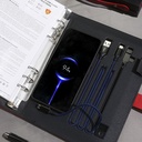 Leatherette Wireless QI Charging Padfolio with Built-In Power Bank. GE5251