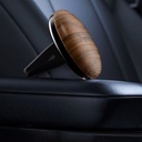 Luxury Wooden Pen with Silicone Grip and Golden Trim. GJ1255