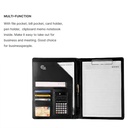 Magic'Tap NFC Executive Leatherette A4 Portfolio. NFC1563