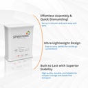 Portable Rectangle Pop-Up Table Stand. PT1247