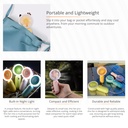 Portable USB Mini Hand Fan with adjustable speed. MF2313
