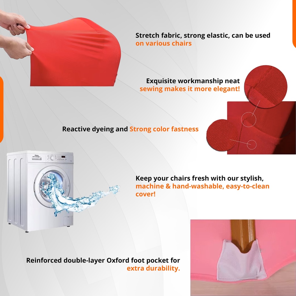 Stretch Spandex Chair Cover . YE3456