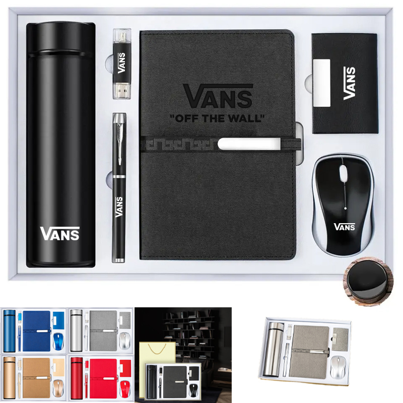 ExecuSet: The Ultimate Corporate Gift Collection- Luxury Gift Set Pen, 18 Oz Tumbler, A5 Leatherette Padfolio and 8GB USB Flash disk, Business Card Case. ST3976