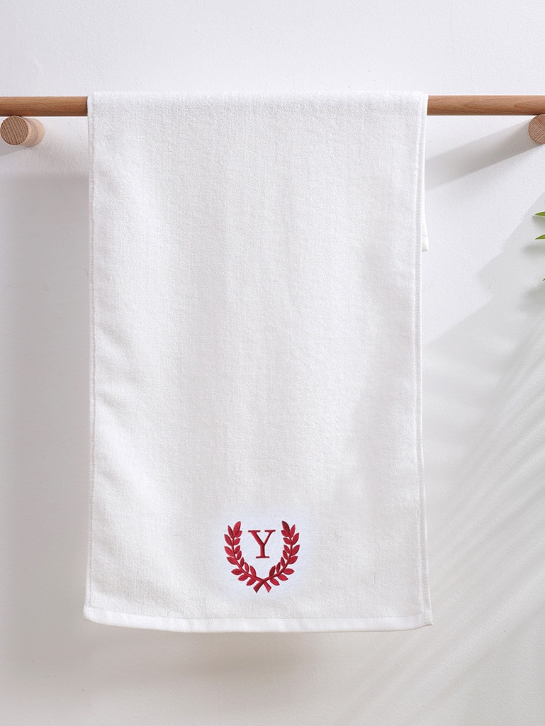 100% Cotton Elegance Embroidery Towel 14" X 30". GT9299