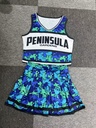 UPHILL™ Cheerleader uniform (Sleeveless Crop top and Skirt). SJ7052