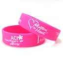 Sprinters 3/4" Custom Silicone Bracelet - Colorful