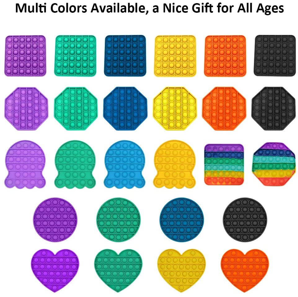 Custom Shape Pop It Fidget Toy Gradient Full color