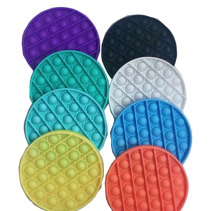 Pop It Fidget Toy - Square w/ Carabiner