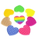 Pop It Fidget Toy - Heart Full color