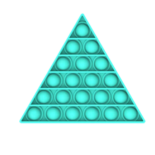 Pop It Fidget Toy - Triangle Full color