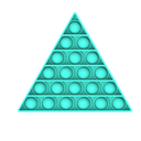 Pop It Fidget Toy - Triangle Full color