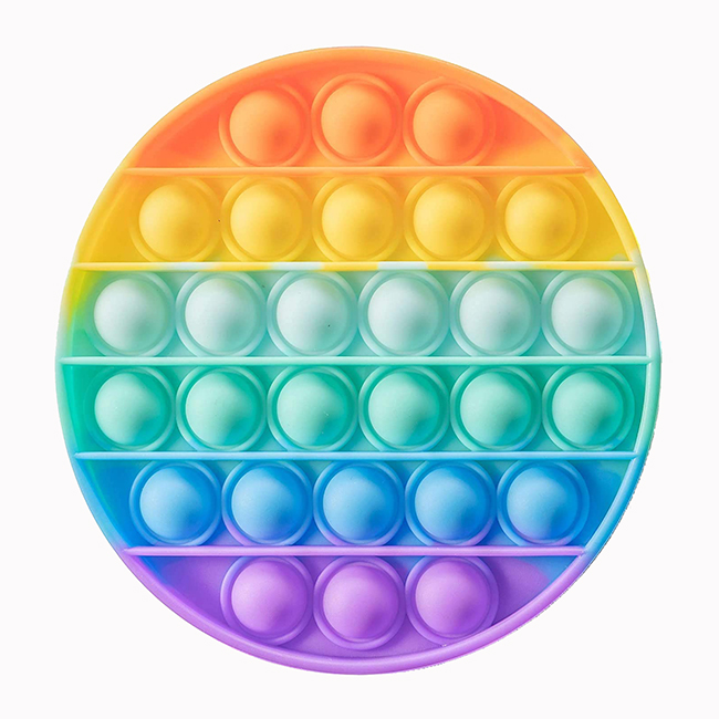 Pop It Fidget Toy - Circle Full color