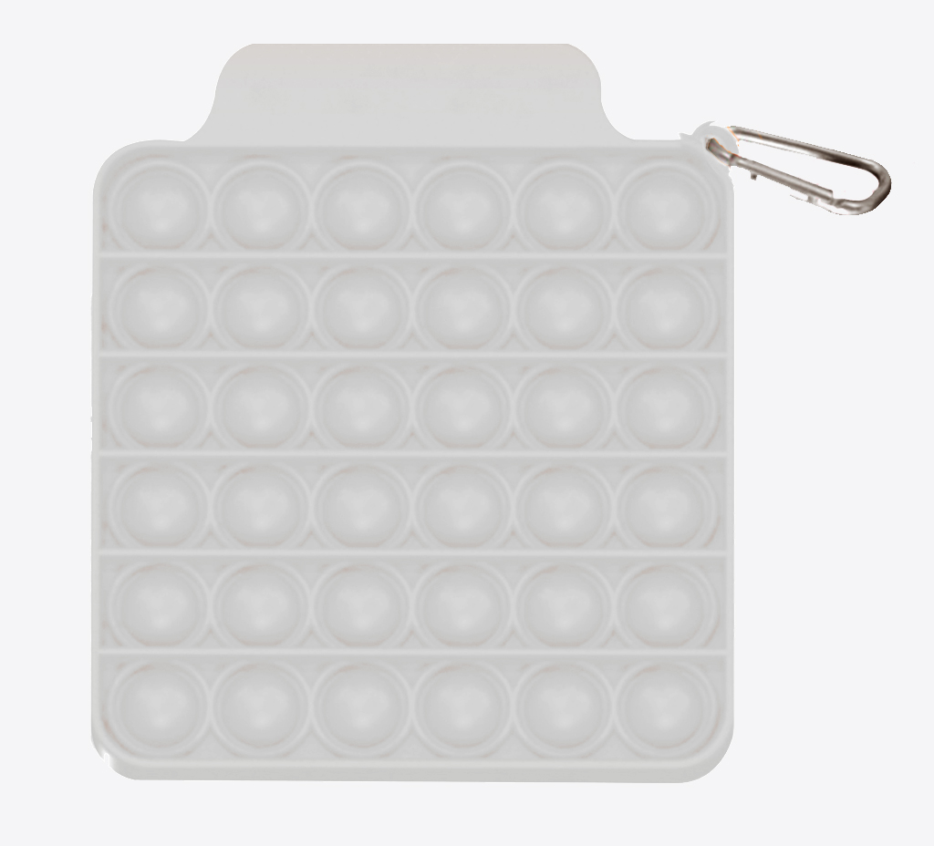Pop It Fidget Toy - Square w/ Carabiner