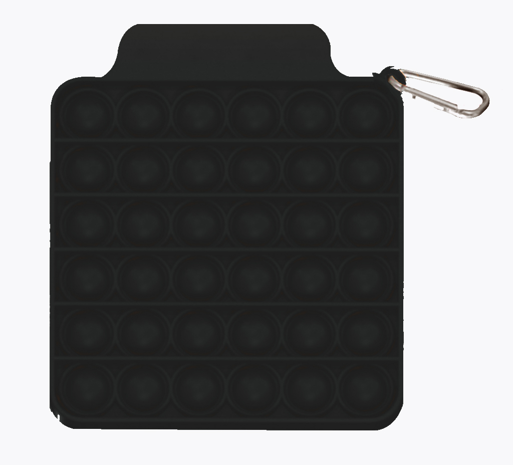Pop It Fidget Toy - Square w/ Carabiner