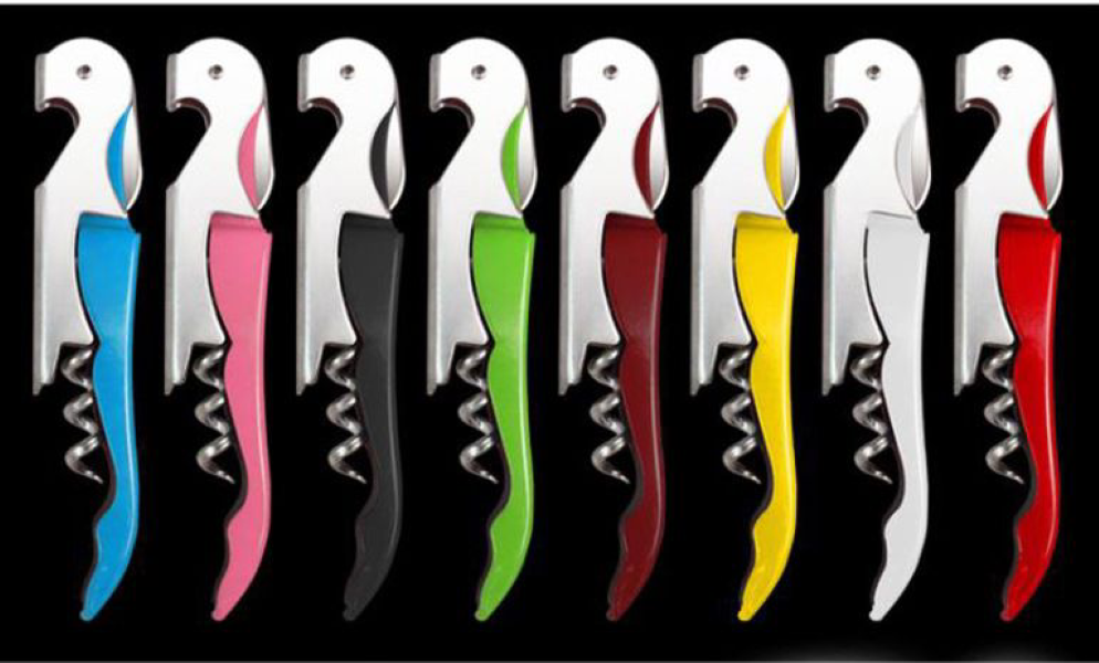 Classic Stainless Steel And ABS Corkscrew Wine Bottle Opener
