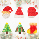 Santa Glove - Pop It Fidget Toy Full color