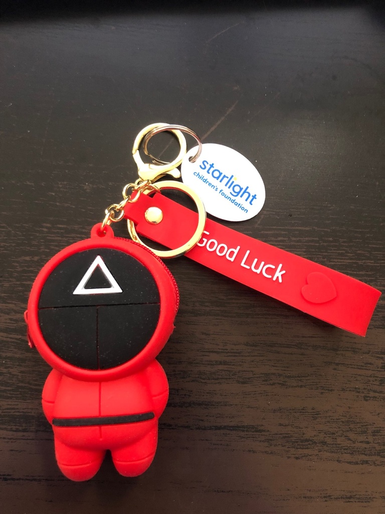 Squid Game Pop-It Pouch w/ Custom Printed Key Tag