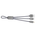 3-in-1 USB Charging Cables Type C, IOS and Micro USB