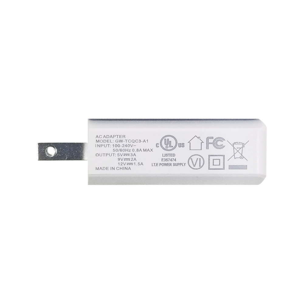 Rapid UL Listed USB Wall Charger - 18W