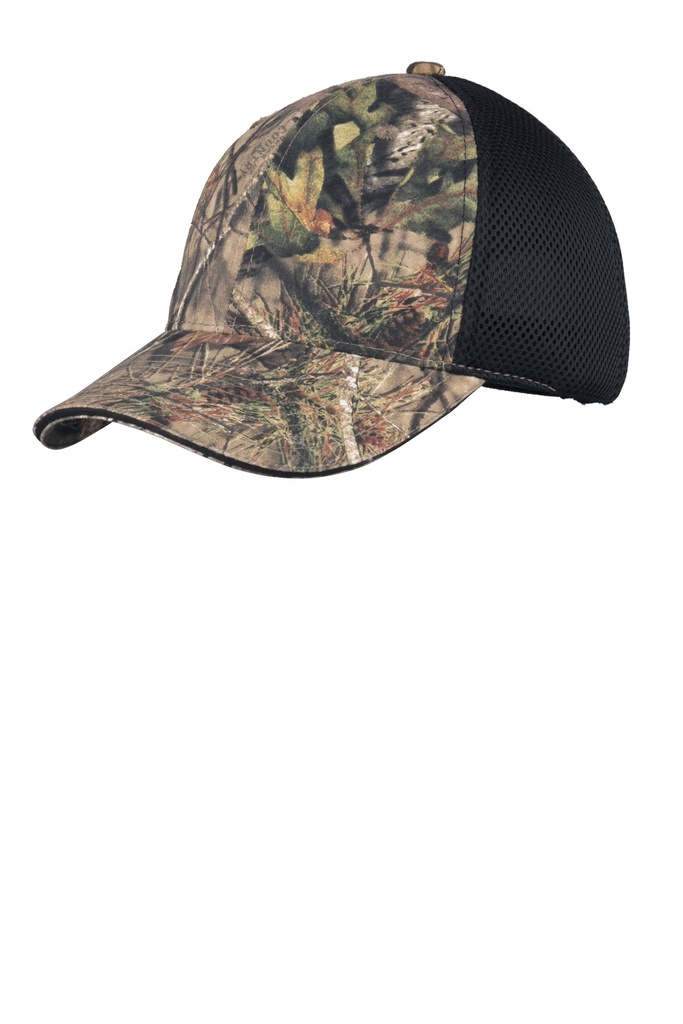 Embroidery Port Authority® Camouflage Cap with Air Mesh Back. 
