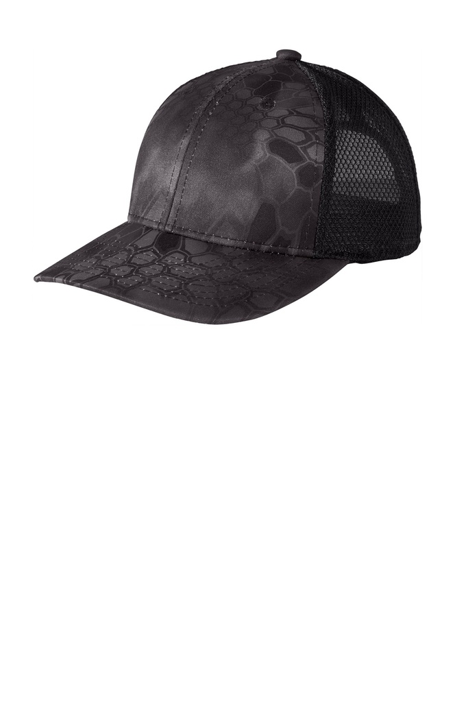 Embroidery Port Authority ® Performance Camouflage Mesh Back Snapback Cap 