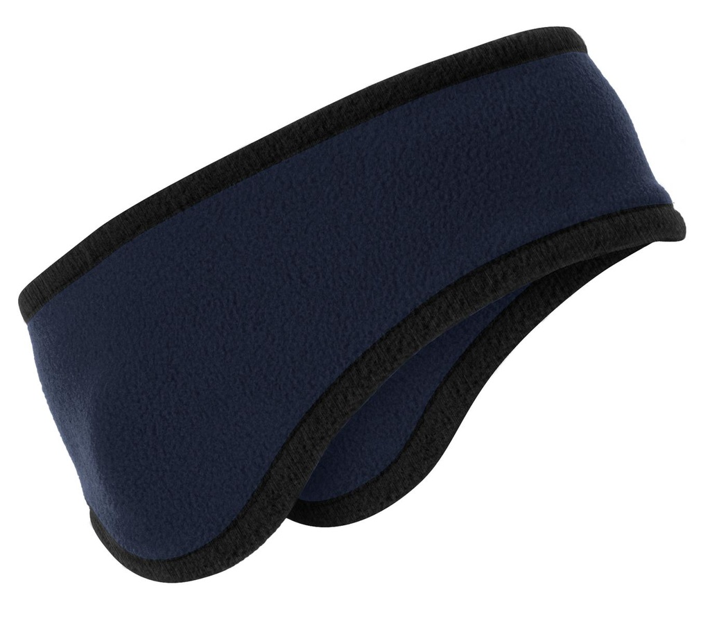 Embroidery Port Authority® Two-Color Fleece Headband. 