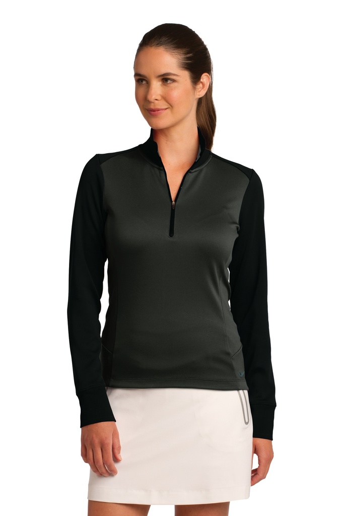 Embroidery Nike Ladies Dri-FIT 1/2-Zip Cover-Up. 