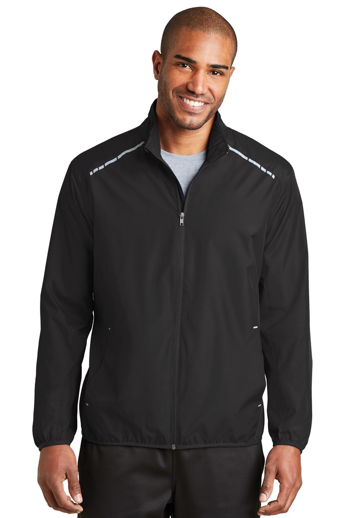 Embroidery Port Authority® Zephyr Reflective Hit Full-Zip Jacket. 