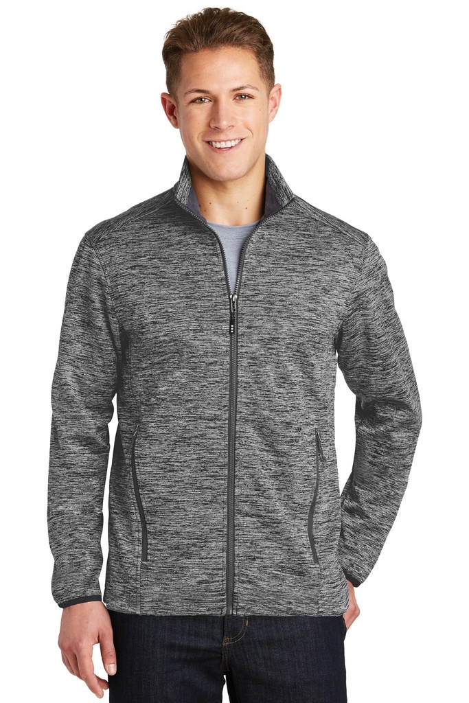 Embroidery Sport-Tek® PosiCharge® Electric Heather Soft Shell Jacket. 