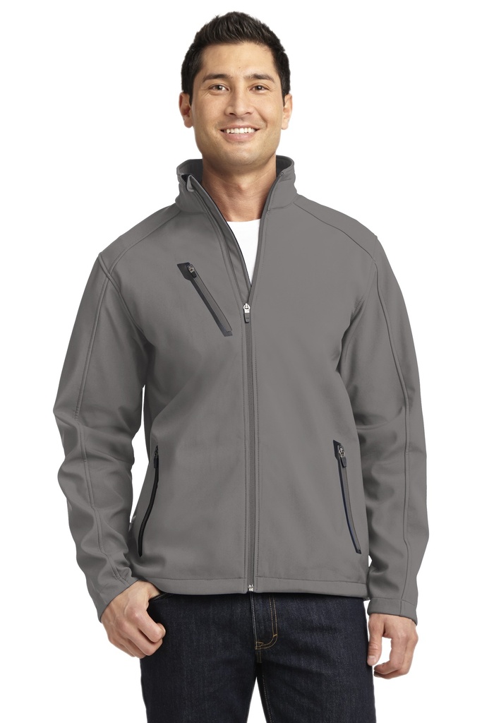 Embroidery Port Authority® Welded Soft Shell Jacket. 