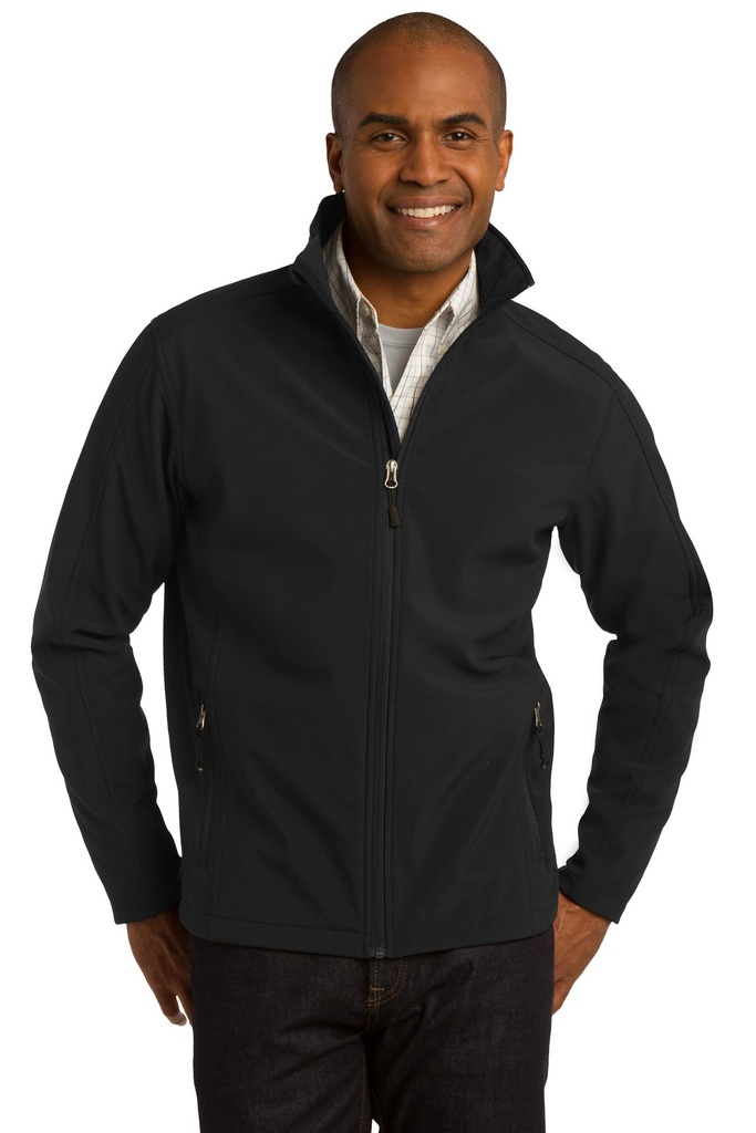 Embroidery Port Authority® Tall Core Soft Shell Jacket. 