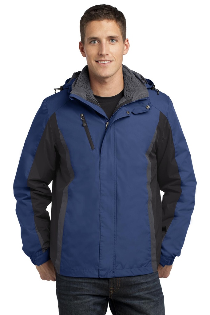 Embroidery Port Authority® Colorblock 3-in-1 Jacket. 