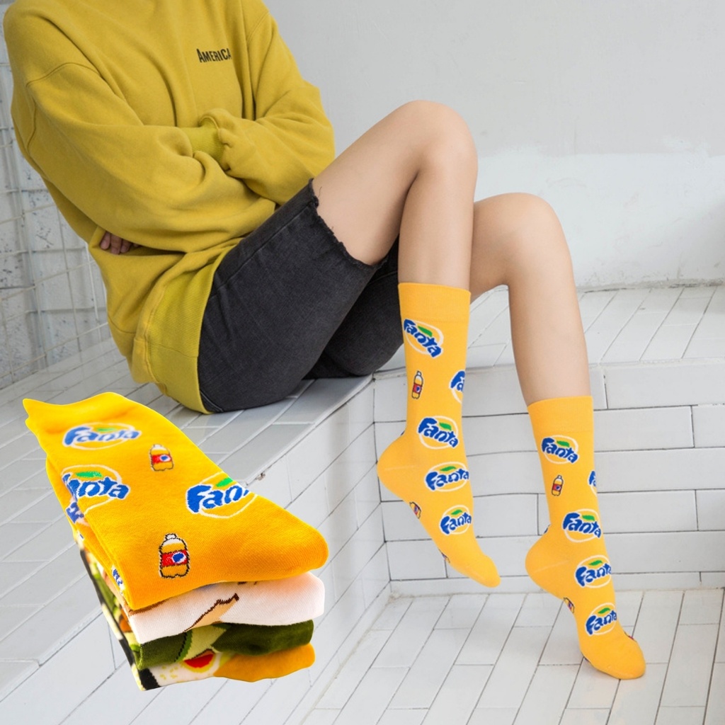 Classic Custom Cotton Crew Socks - Knit-In. CS9366