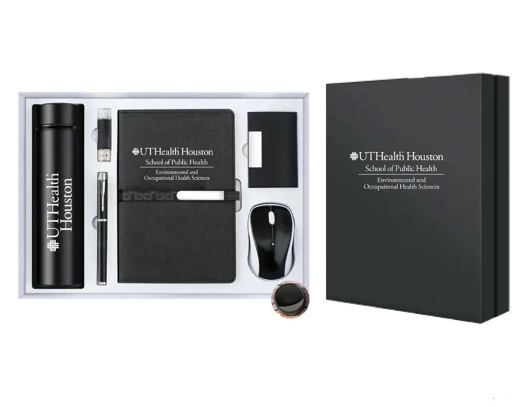 ExecuSet: The Ultimate Corporate Gift Collection- Luxury Gift Set Pen, 18 Oz Tumbler, A5 Leatherette Padfolio and 8GB USB Flash disk, Business Card Case