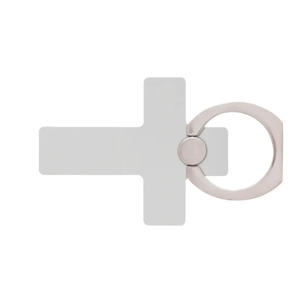 Cross Shaped - Washington Metal Adhesive Cell Phone Ring Grip Holder And Stand. PH7789
